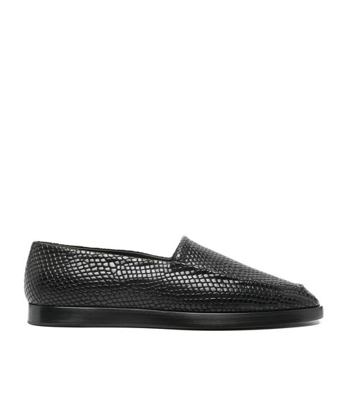 Embossed loafers