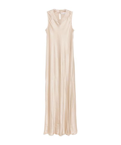 Round-neck sleeveless dress