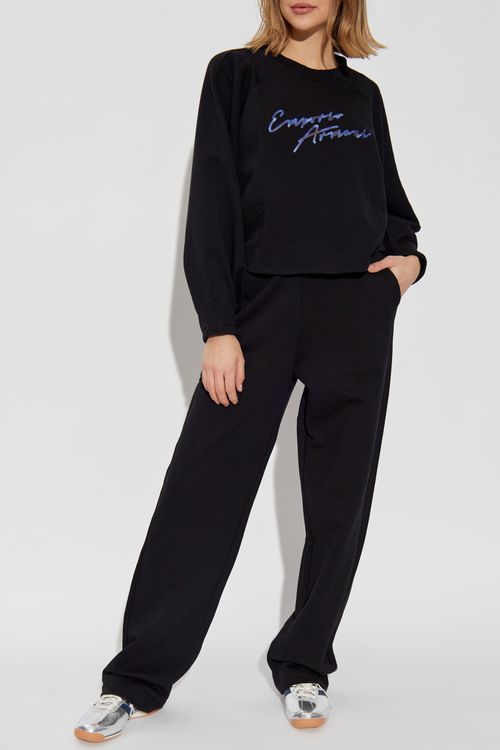 Sweatpants With Logo, Women's, Black
