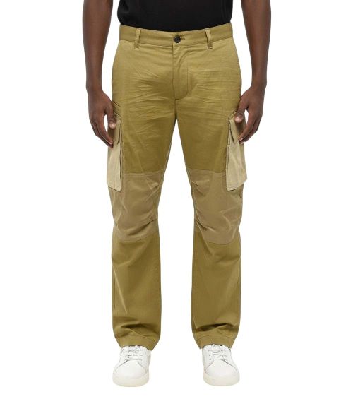 Green Straight Cargo Pants