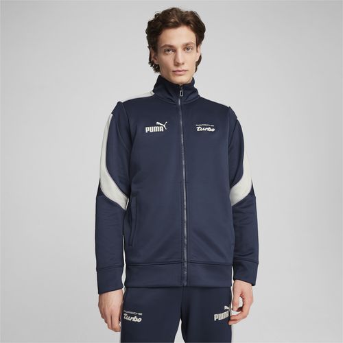 PUMA Porsche Legacy T7 Men's Motorsport Track Jacket in Blue