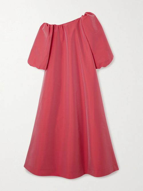 Nathalie Off-the-shoulder Taffeta Gown - Pink