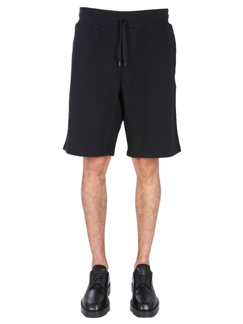 Bermuda With Logo Embroidered