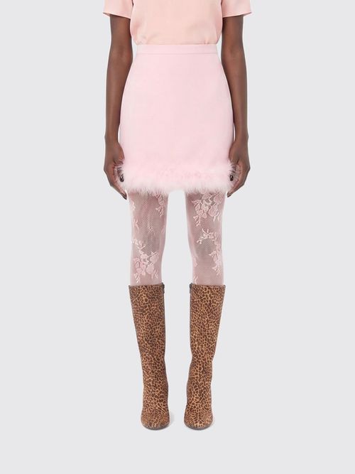 Skirt Woman color Pink