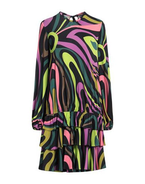 Pucci Woman Mini dress Black Size 12 Viscose, Silk