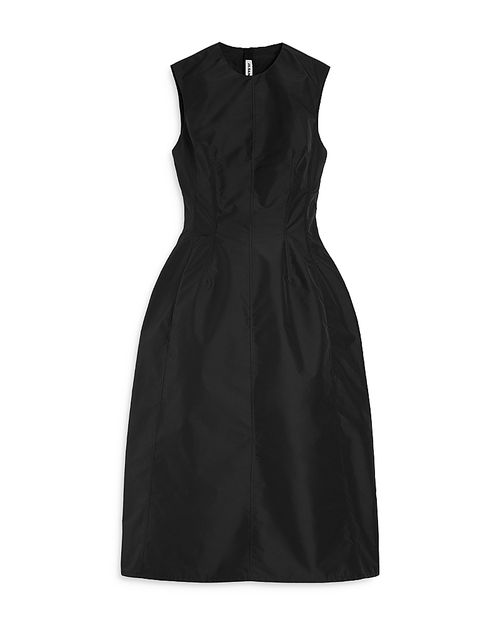 Calf Length Sleeveless Dress