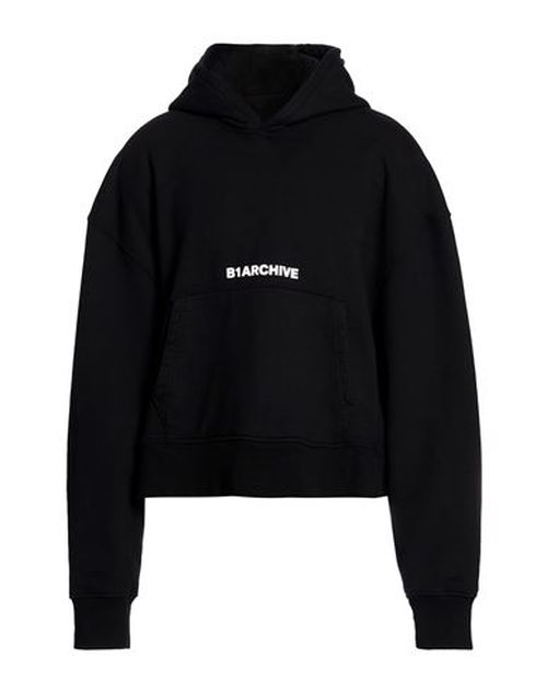 Man Sweatshirt Black Size L Cotton