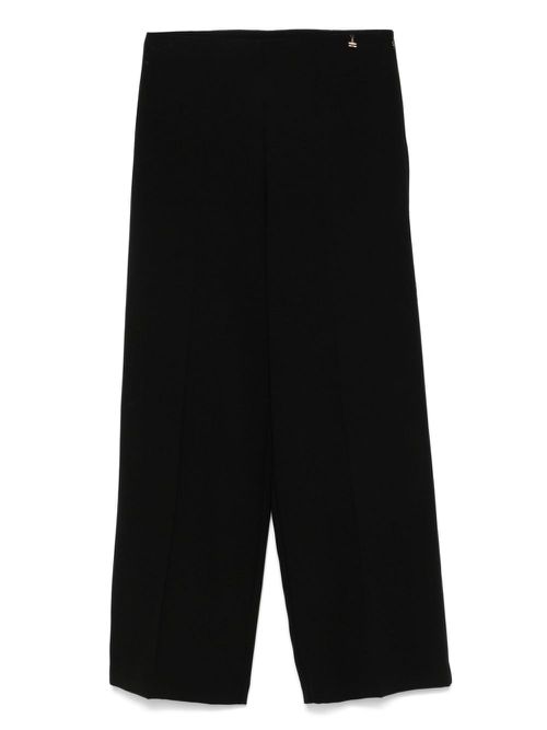 Crepe palazzo pants - Black