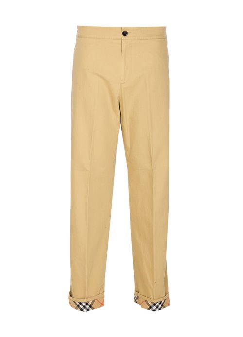 Check Logo Pants