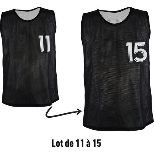Reversible numbered chasubles (No. 11 to 15) Sporti France (x5)