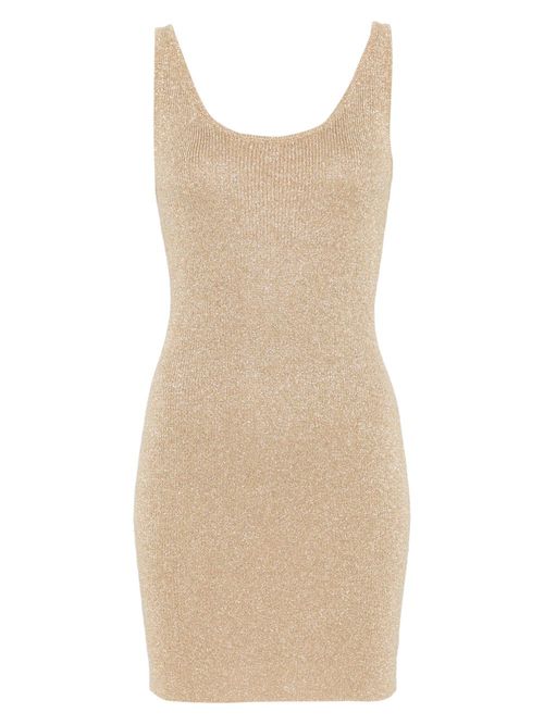 Lurex dress - Gold