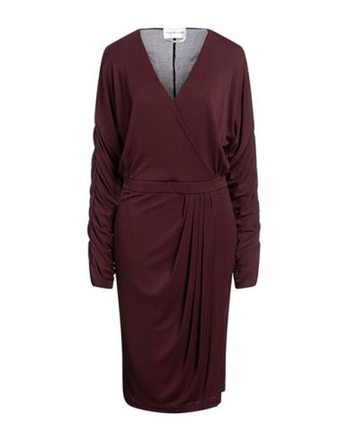 Woman Midi dress Plum Size 8 Acetate, Polyamide