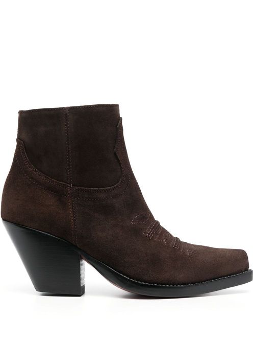 Hidalgo 85mm leather ankle boots