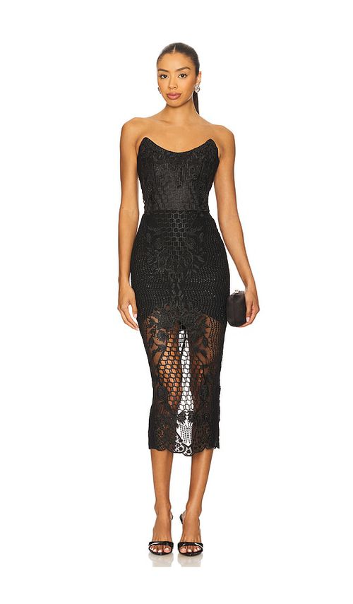 Zhivago Imprint Dress in Black. 10 also