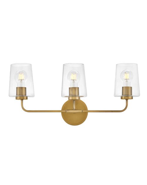 Heritage Brass LED Vanity from the Kline Collection