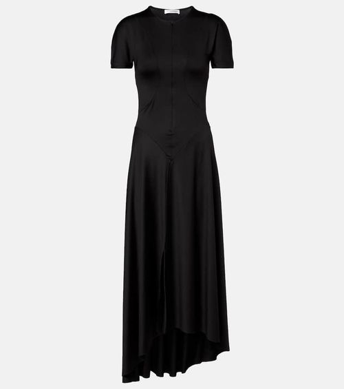 Asymmetric midi dress