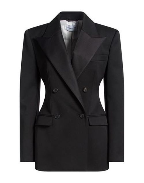 Woman Blazer Black Size 6 Wool