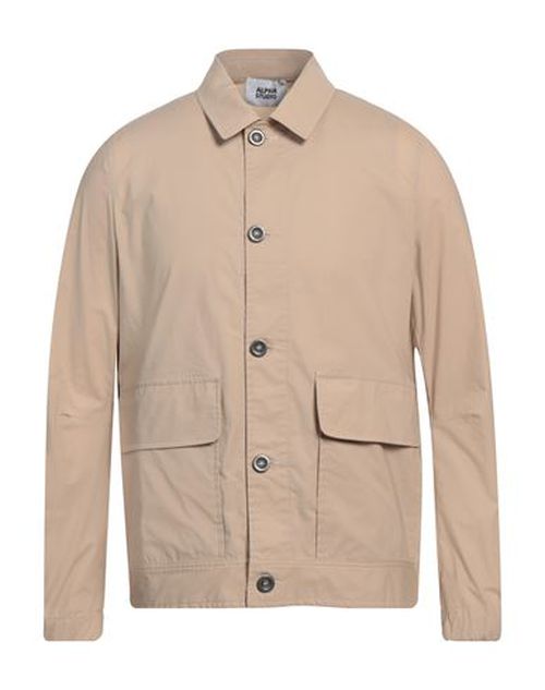 Man Jacket Sand Size 40 Cotton, Elastane