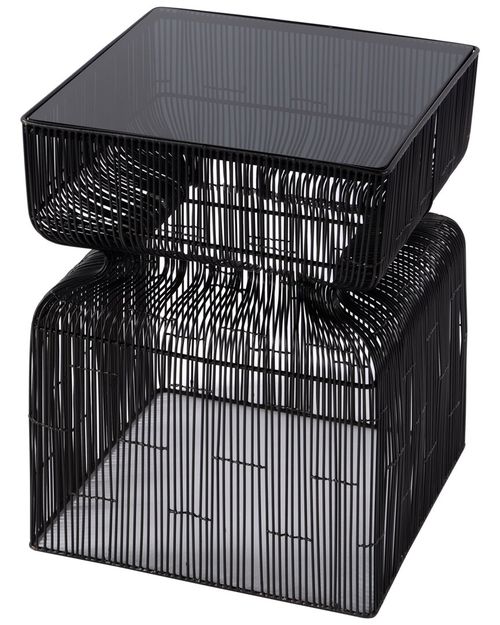 Specialty Company Ivar 14In Square Stainless Steel Modern End Table