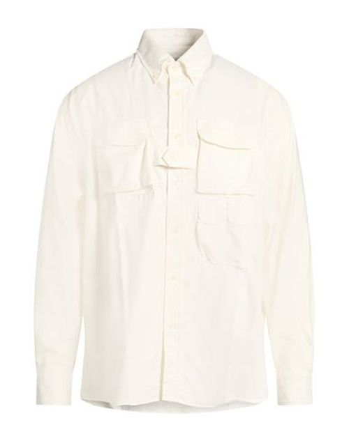 Man Shirt Cream Size S Cotton