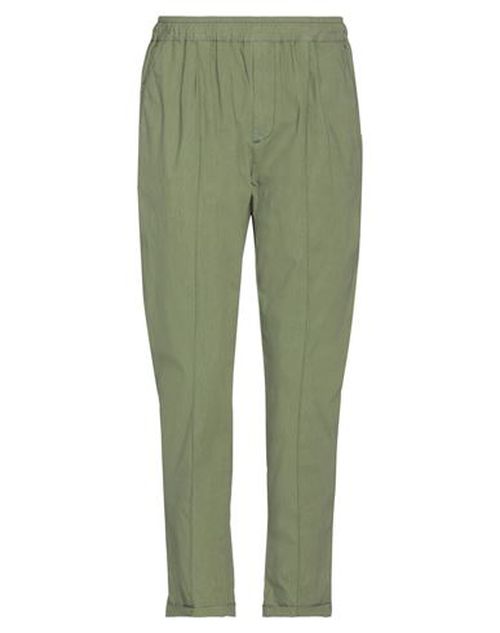 Man Pants Military green Size 32 Cotton, Polyamide, Elastane