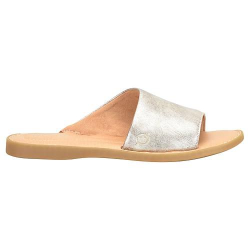 Born Izabel Leather Slingback Sandal - Metallic