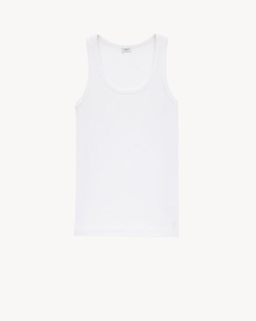 Cotton Ribbed Tank Top