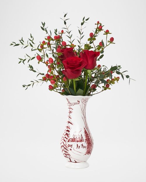 Country Estate Winter Frolic 9" Vase
