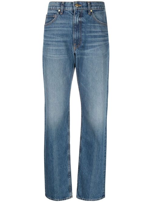 Straight-leg cut jeans - Blue