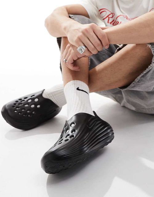 Nike ReactX Rejuven8 clogs in black