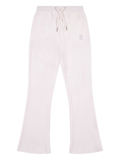 Juicy Couture Kids rhinestone-embellished pants - Purple