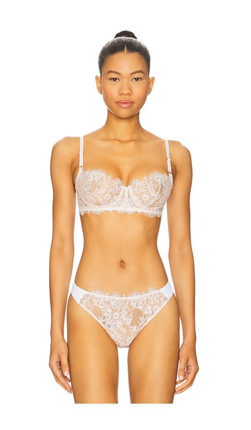 Skarlett Blue Entice Balconette Bra in White. -  36D also in 32B, 32C, 32D, 34B, 34D, 36B, 36C