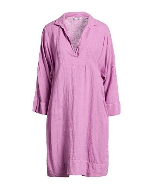 Woman Mini dress Mauve Size 12 Linen