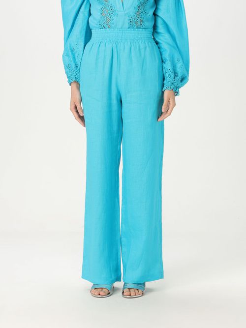 Pants ERMANNO SCERVINO Woman color Turquoise