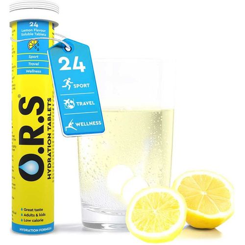 ORS O.r.s Hydration, Lemon Electrolyte Tablets For Everyday Hydration And Wellne