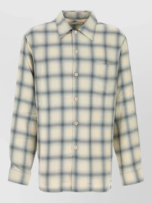 Our Legacy - oversize viscose shirt buttoned cuffs pocket
