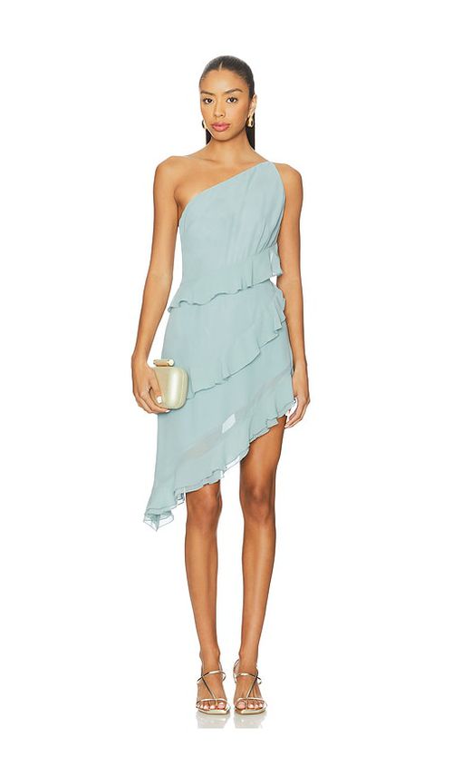 Lovers and Friends Kimberly Mini Dress in Teal. M also in S