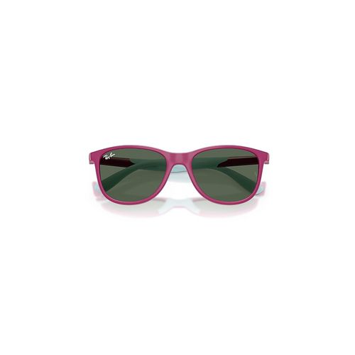 Ray-Ban Ray-Ban Disney - Lilo & Stitch Sun Kids Sunglasses Fucsia/rubber Azzurre Frame Green Lenses 49-16