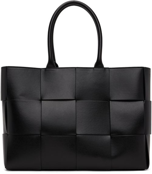 Black Medium Arco Tote Bag