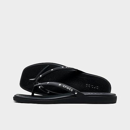 Women's Miami Studded Flip Sandals in Black