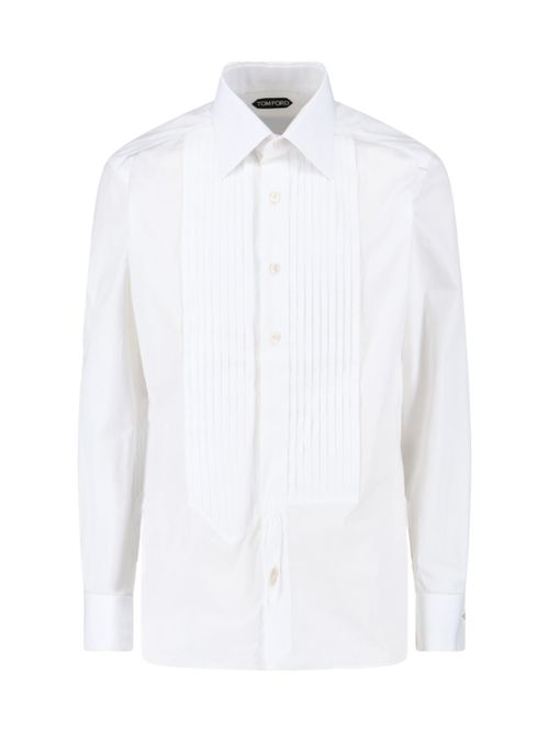 100% Cotton Button-Down Dress Shirt with Mother of Pearl Buttons