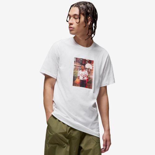 Jordan | Photo Short Sleeve Crew - WHITE/BLACK - male