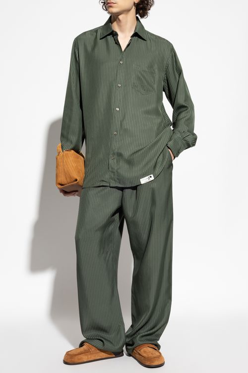 Shirt With Pocket, Men's, Green