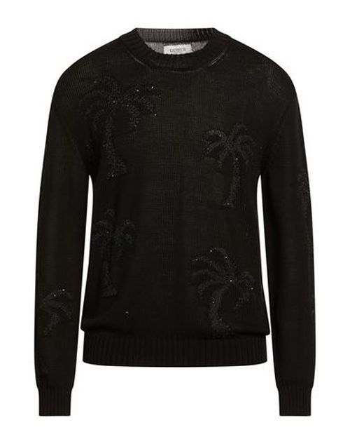 Man Sweater Black Size 36 Cotton, Polyester