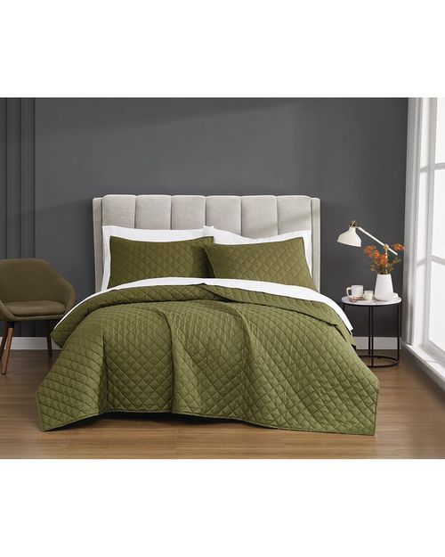 Cannon Solid Percale Quilt Set
