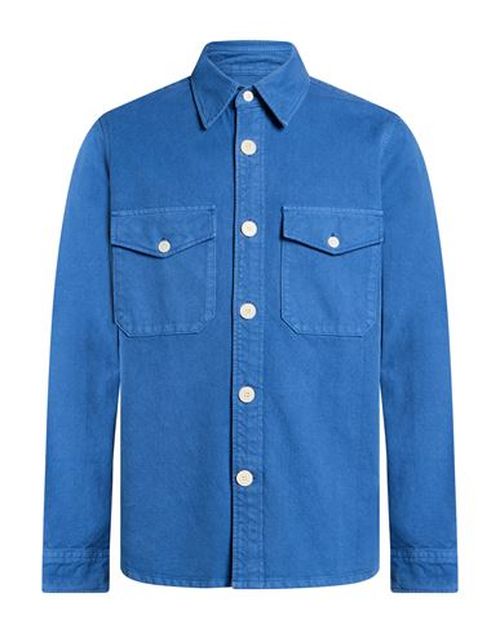 Man Shirt Blue Size XS Recycled cotton, Cotton