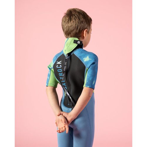 Saltrock Kids 3/2 Shortie Wetsuit - Blue - Blue / L - Size: Large