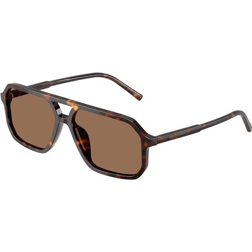 Dolce & Gabbana Unisex Dolce & Gabbana DG4541 502/73 Sunglasses Acetate Turtle Brown Pilot Norma