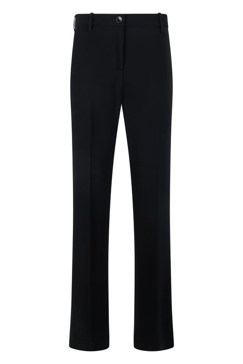 Slim Fit Tailored High-Waist Trousers