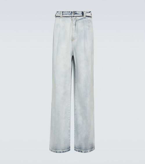 High-rise wide-leg jeans